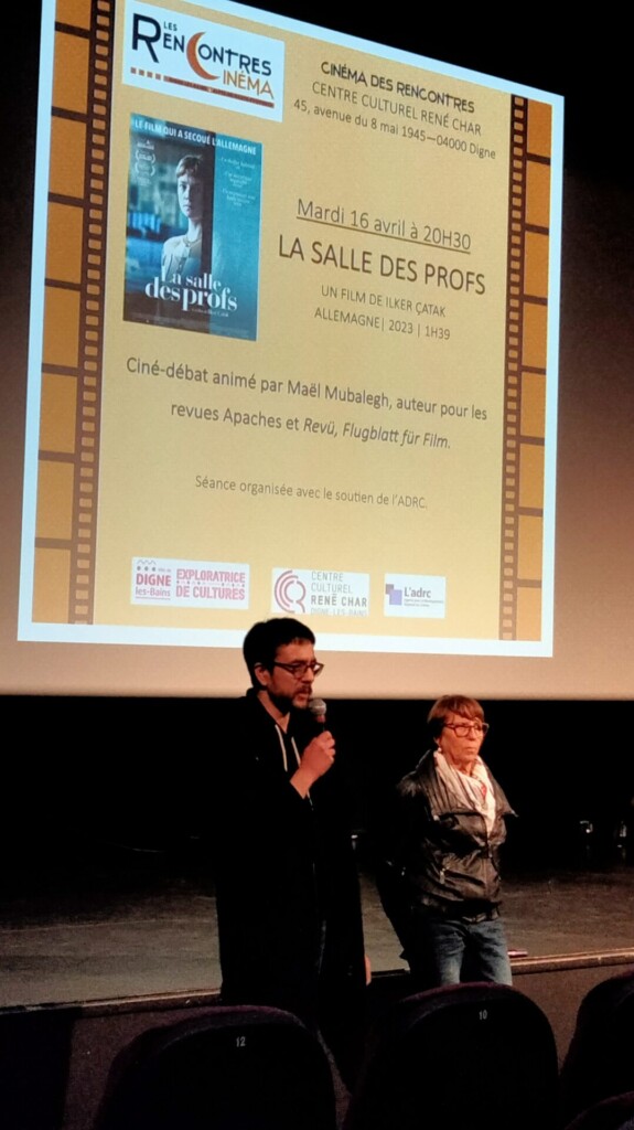 Mael Mubalegh ciné débat La salle des profs