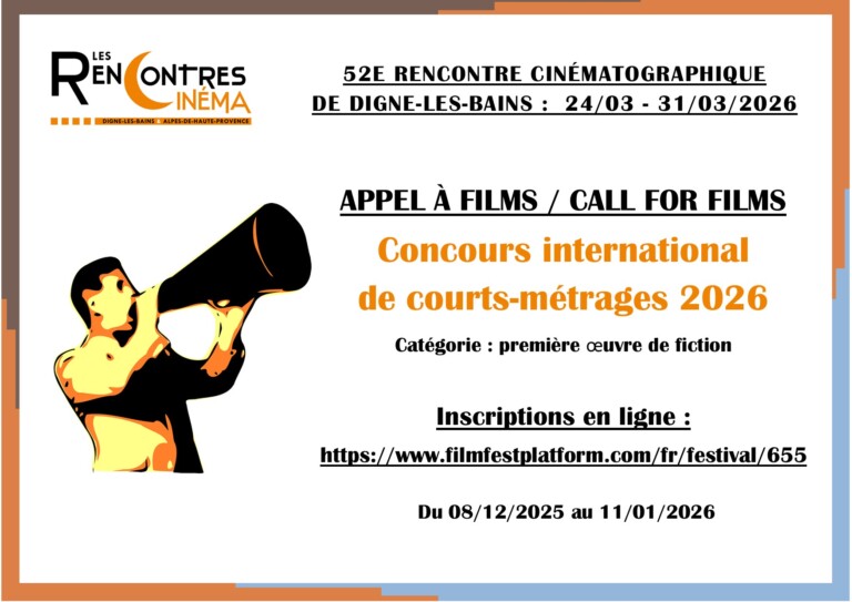 appel à films concours courts-métrages digne les bains